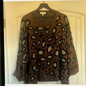 She and Sky Sweater Size 2X